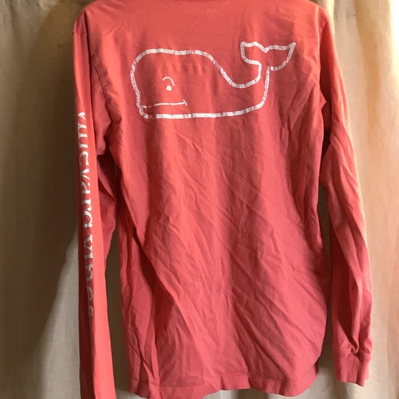 Pink Vineyard Vines long sleeve tee - Picture 4 of 4